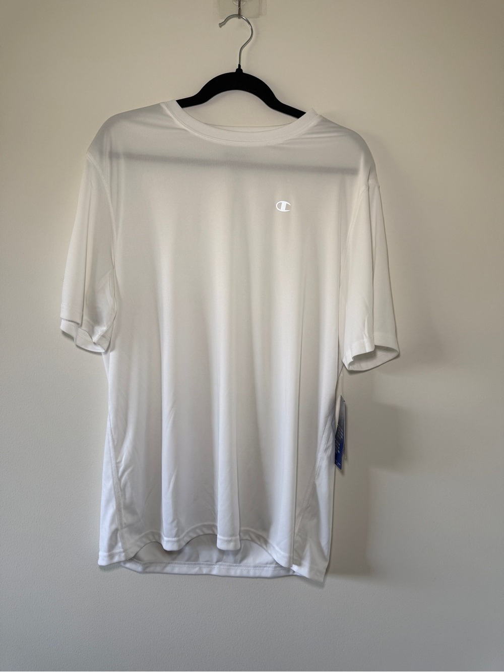 Champion Men’s White Performance Athletic T-Shirt NWT Size L - Picture 1 of 4
